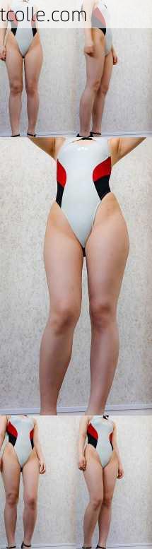 【フェチ動画】166cm完璧スタイルの競泳経験モデル！ハイレグ競泳水着の黒髪ロングの女子大生