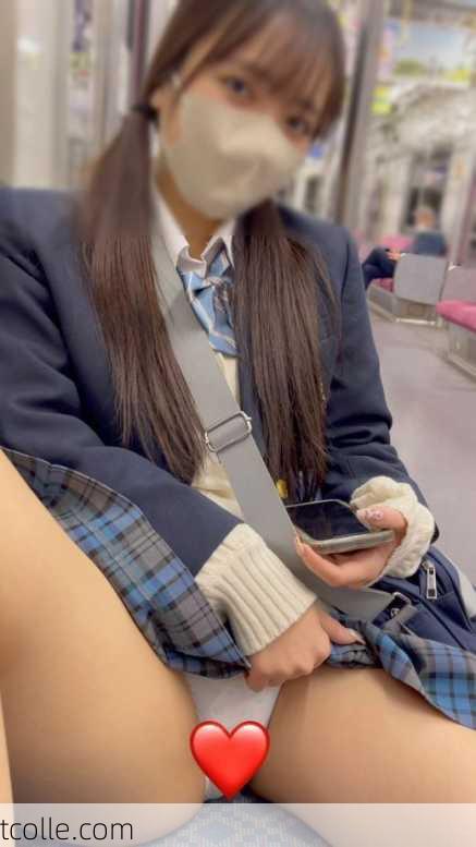 女子学生盗撮日記107 続・青チェック川口○奈激似超激カワ美脚美人J系を電車内とトイレ内で盗撮【※完全主観35分超撮影