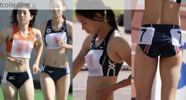 【再販】0563_03 2019年全国都道府県別大会 成年女子100m ３組目　オレンジ色ユニフォーム選手中心