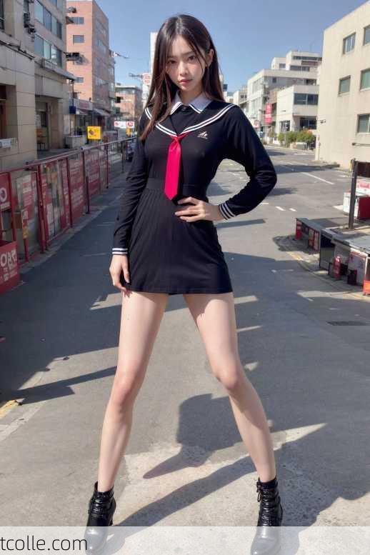  【再販】シースルー制服を着た女性のスナップ写真