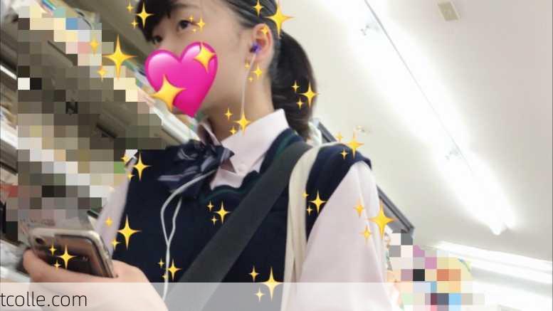  ごくごく普通のチェック柄スカートの制服女子は、それでも隠れたオシャレにレース縁取りの純白生Ｐを！ JK42S-4K